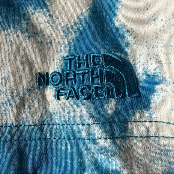The North Face Men’s Class V Pull On Shorts Retro Blue Tie-Dye Printed Size XL - Picture 6 of 10